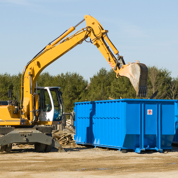 can i choose the location where the residential dumpster will be placed in Vienna New Jersey